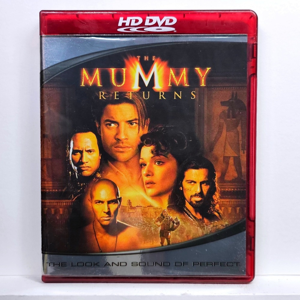 The Mummy Returns HD DVD Brendan Fraser Rachel Weisz The Rock Action Adventure‎